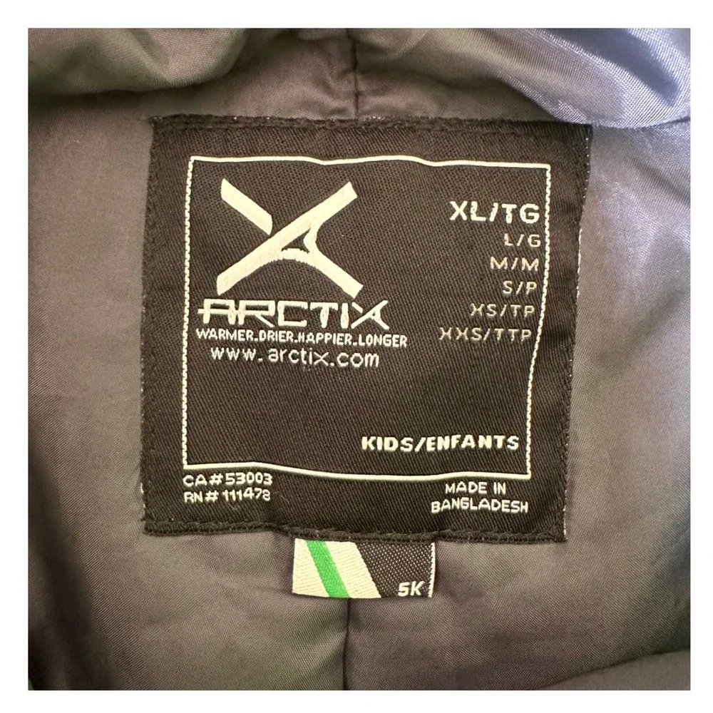 Arctix Snow Pants Kids XL Lime Green  Insulated Ski Snowboard 5K